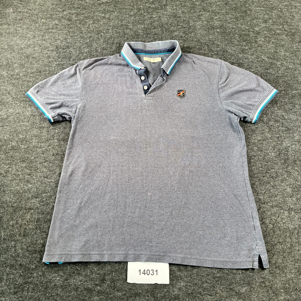 Santa Barbara Polo & Racquet Club Shirt Mens XL Gray Short Sleeve Performance